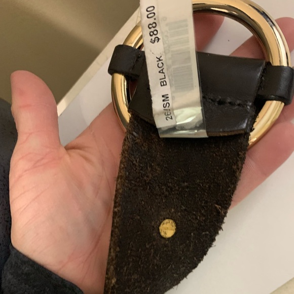 Michael Kors Black & Gold statement leather belt ❤️ - Picture 3 of 6